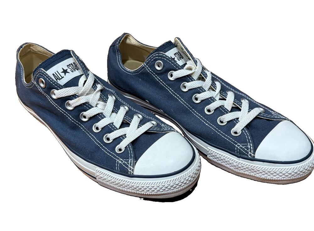 Converse Chuck Taylor All Star Navy Low Top Sneakers M11 W13